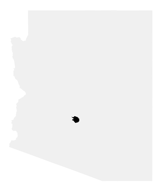 A map of the Arizona, District 3.