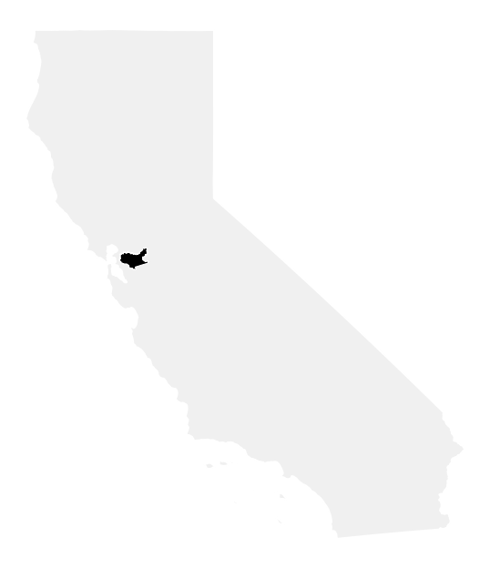 A map of the California, District 10.