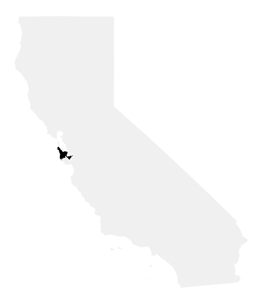 A map of the California, District 16.