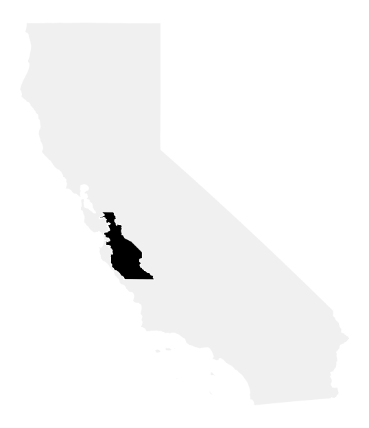 A map of the California, District 18.