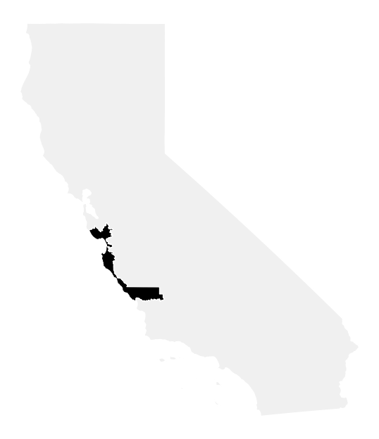 A map of the California, District 19.