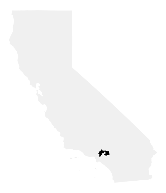 A map of the California, District 28.