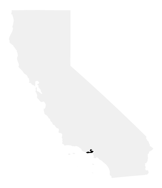 A map of the California, District 32.