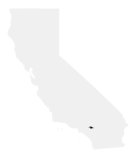 A map of the California, District 33.