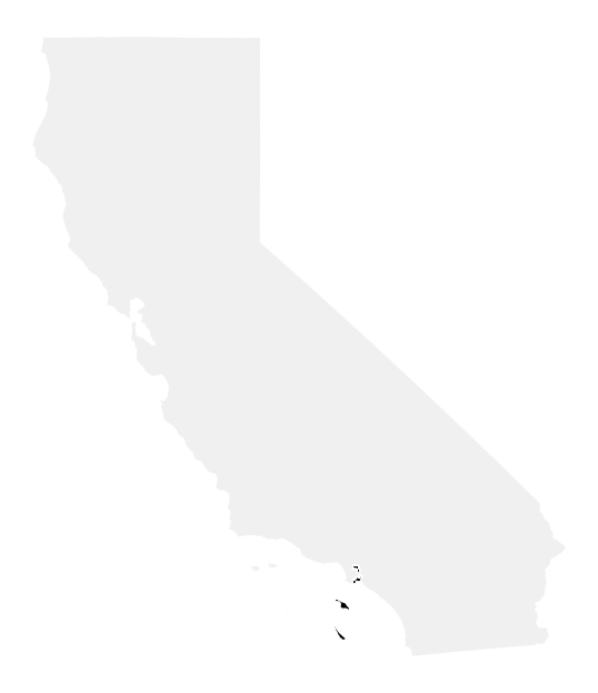 A map of the California, District 42.