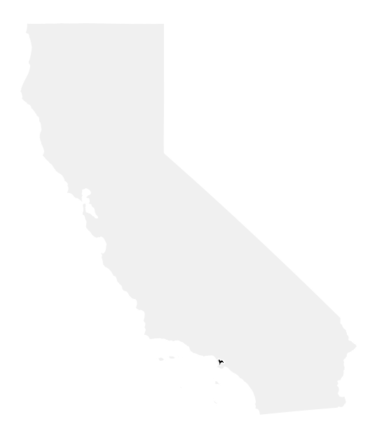 A map of the California, District 43.