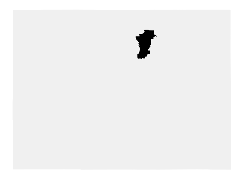 A map of the Colorado, District 8.