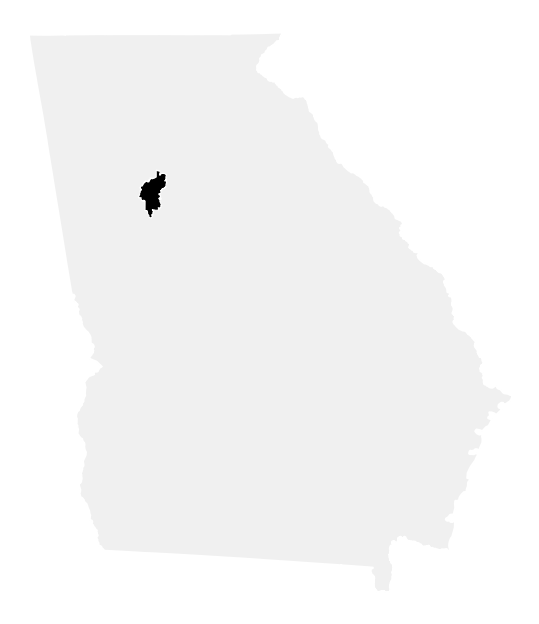A map of the Georgia, District 5.
