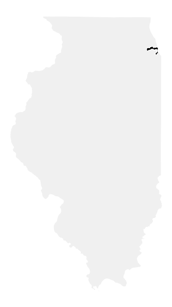 A map of the Illinois, District 7.