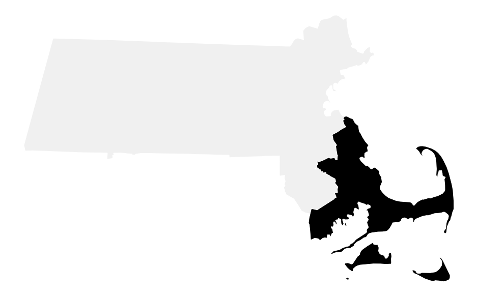 A map of the Massachusetts, District 9.
