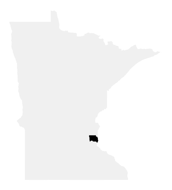 A map of the Minnesota, District 4.