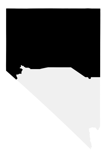 A map of the Nevada, District 2.