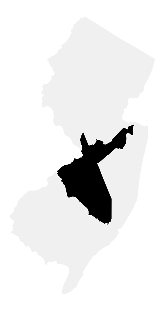 A map of the New Jersey, District 3.