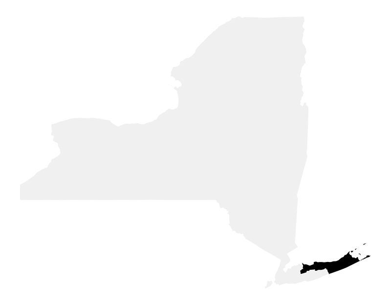 A map of the New York, District 1.