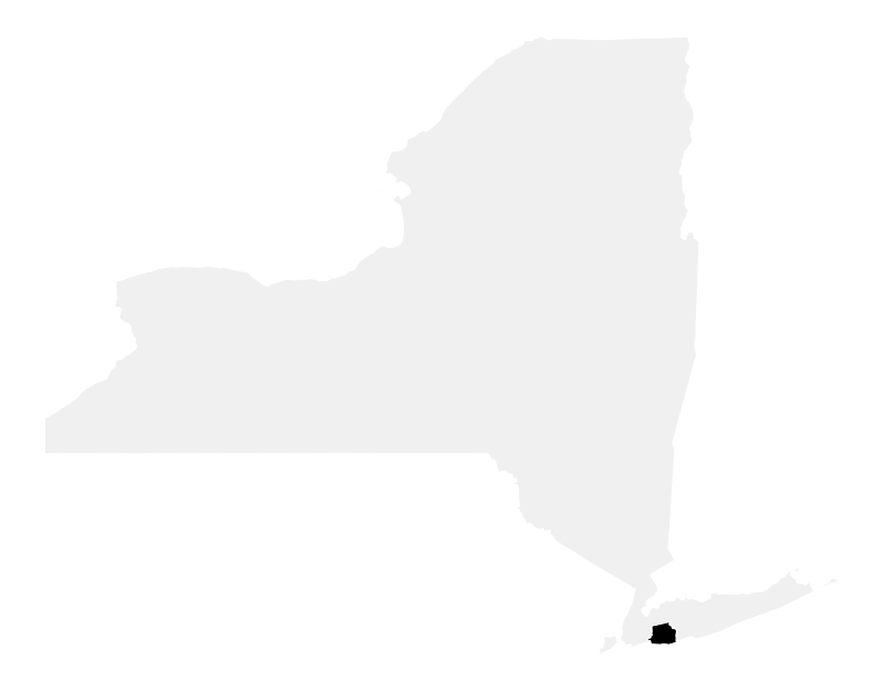A map of the New York, District 4.