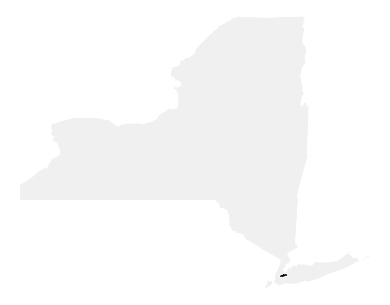 A map of the New York, District 6.