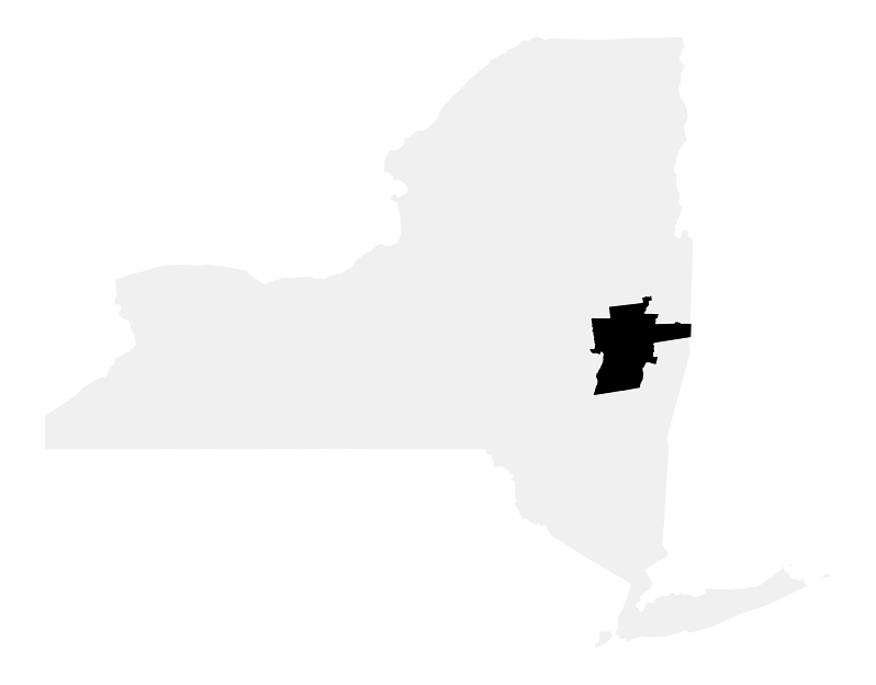 A map of the New York, District 20.