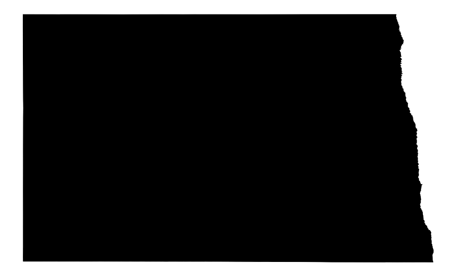 A map of the North Dakota, At Large.