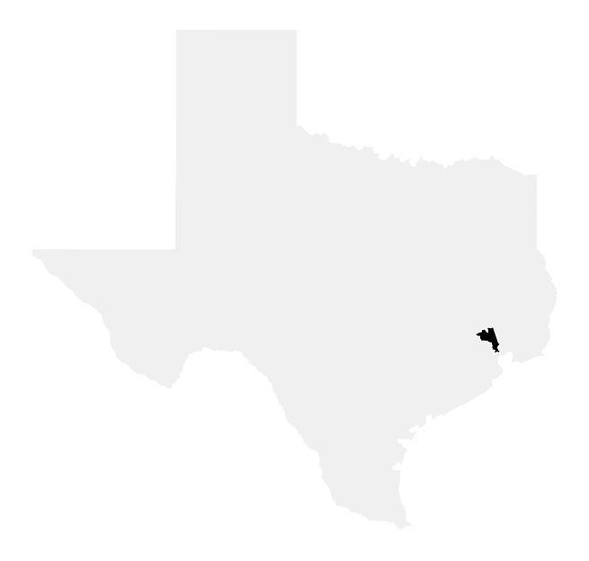 A map of the Texas, District 2.