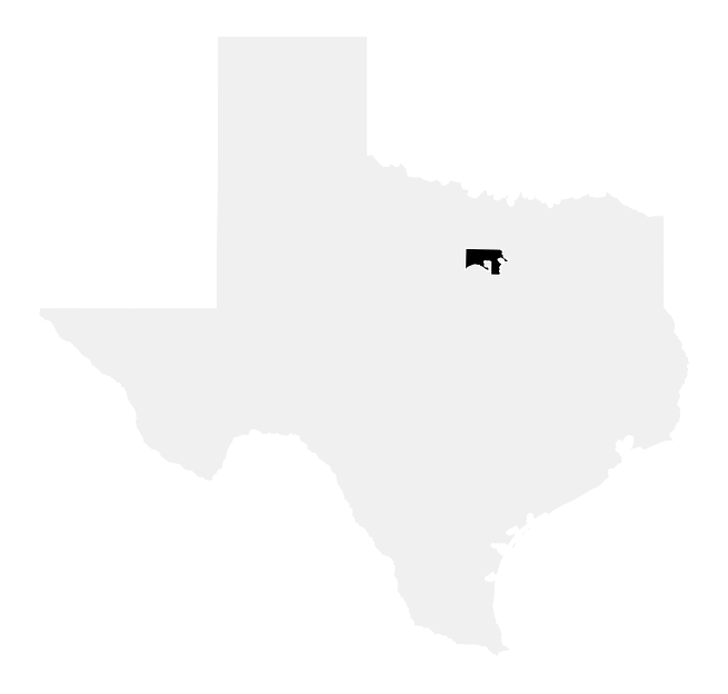 A map of the Texas, District 12.