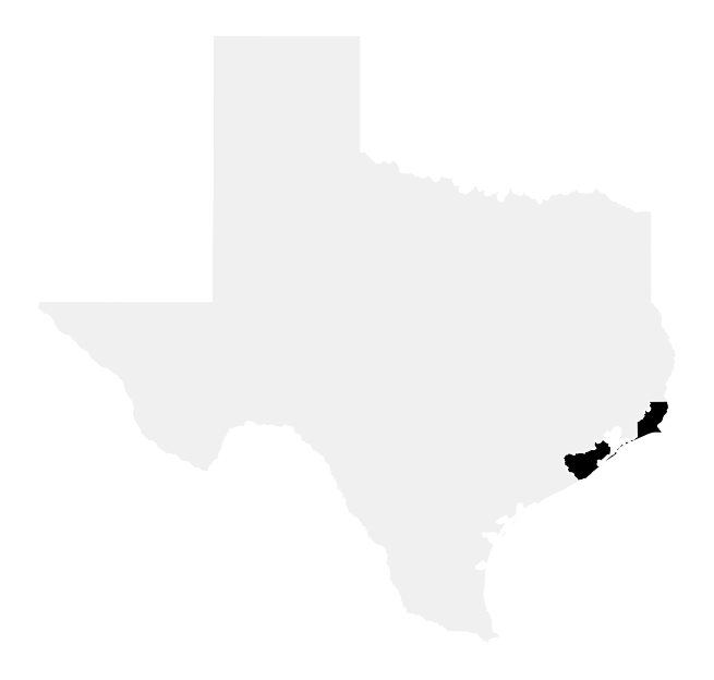 A map of the Texas, District 14.