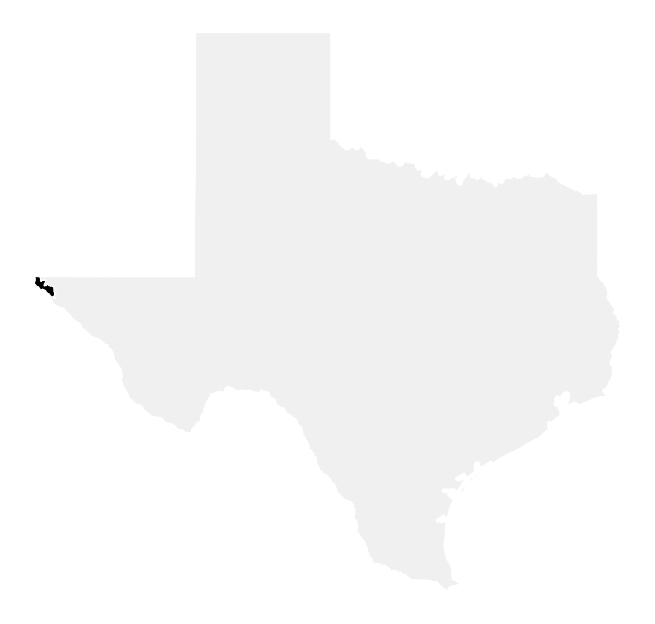 A map of the Texas, District 16.