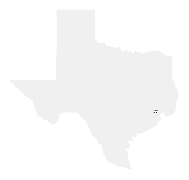 A map of the Texas, District 18.