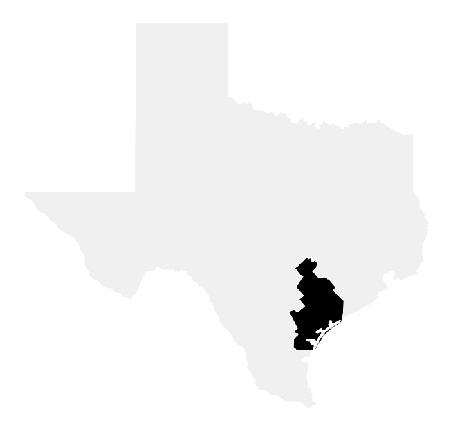 A map of the Texas, District 27.