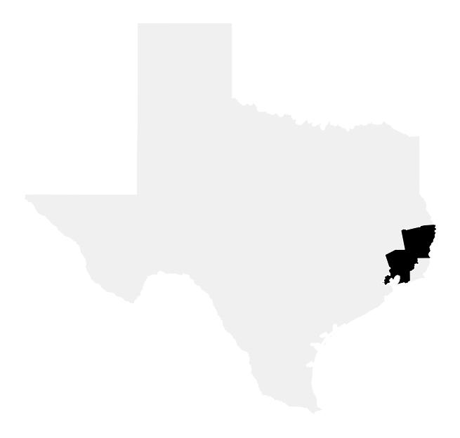 A map of the Texas, District 36.