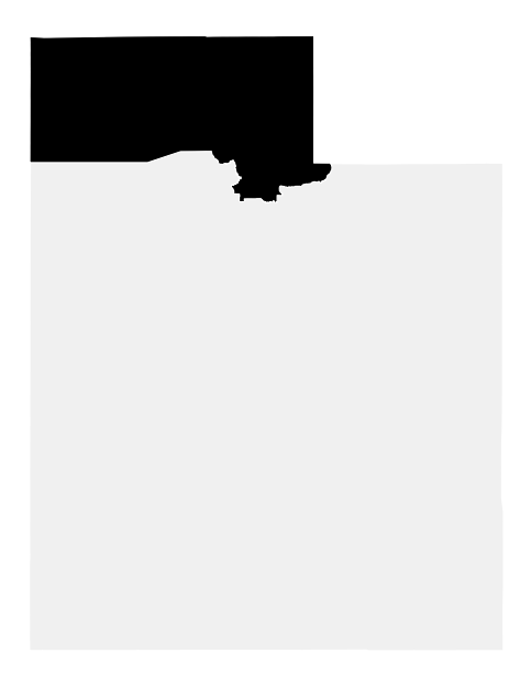 A map of the Utah, District 1.