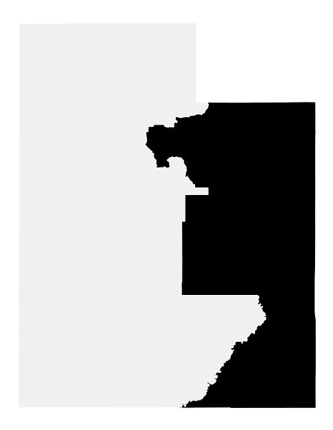 A map of the Utah, District 3.