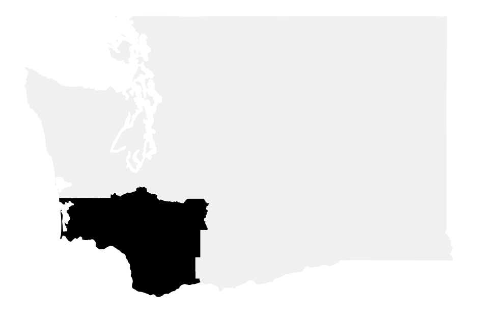 A map of the Washington, District 3.