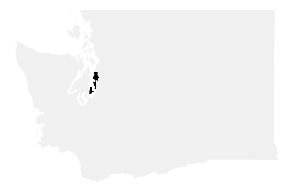 A map of the Washington, District 7.