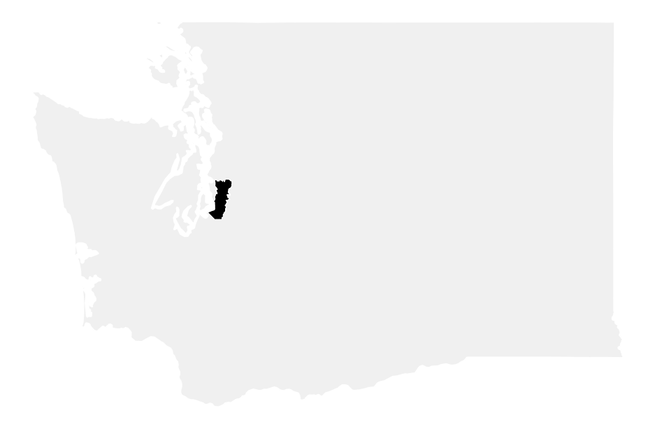 A map of the Washington, District 9.