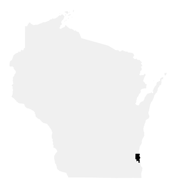 A map of the Wisconsin, District 4.